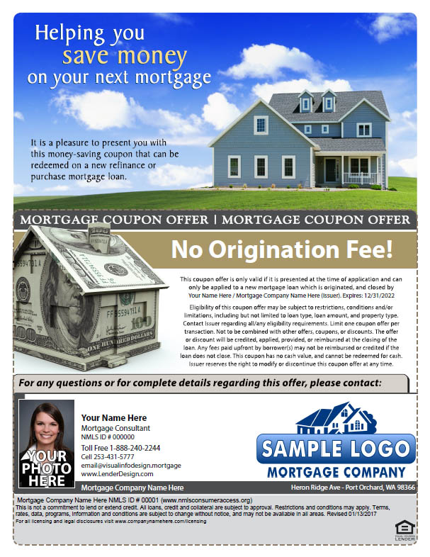 Mortgage Marketing Coupons