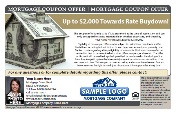 Mortgage Marketing Coupons