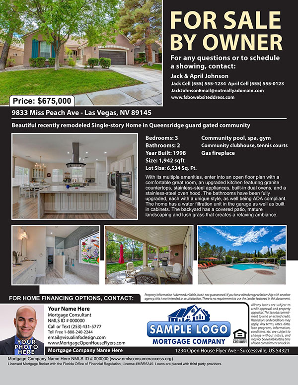 Mortgage Open House Flyers