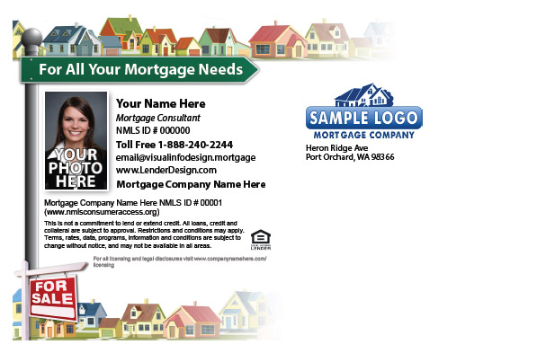 Mortgage Marketing Postcards